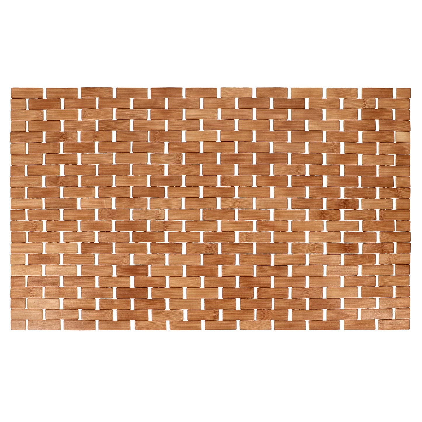 Bamboo Tile Bath Step-Out Mat, 18"X30"